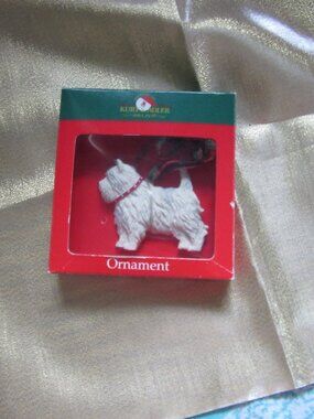 Westie West Highland Dog Ornament by Kurt S. Adler